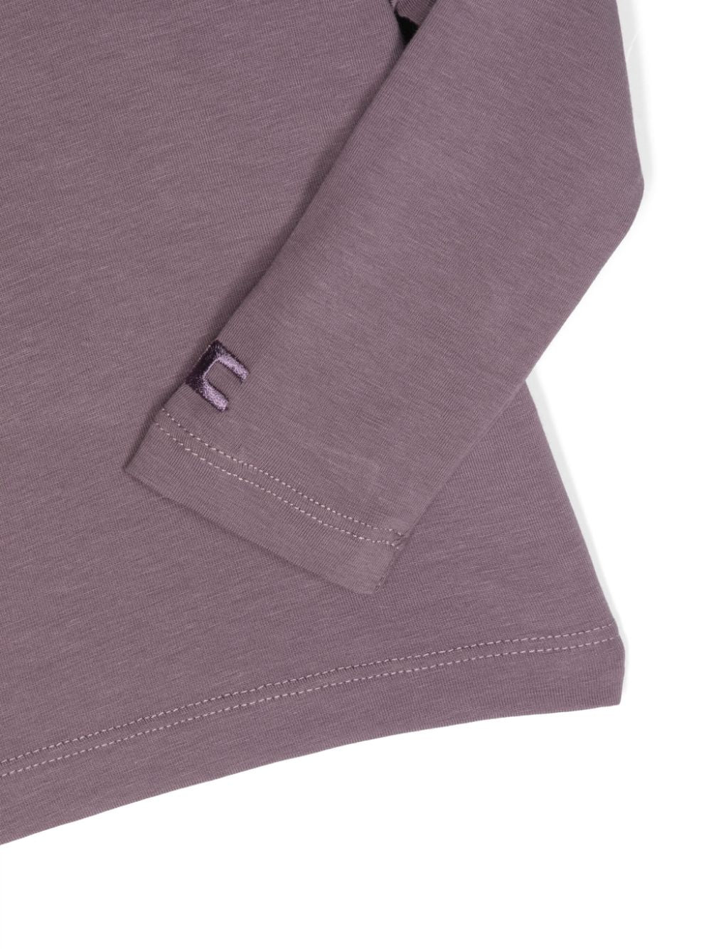 T-shirt viola per neonata in cotone