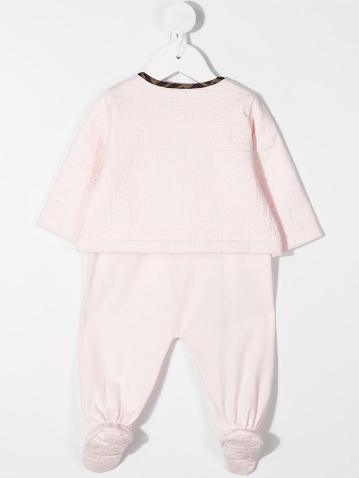 Pink onesie for baby girls