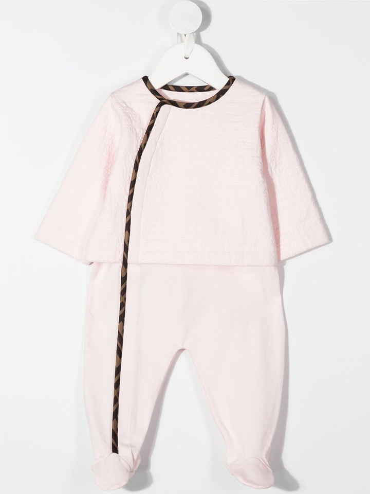 Pink onesie for baby girls