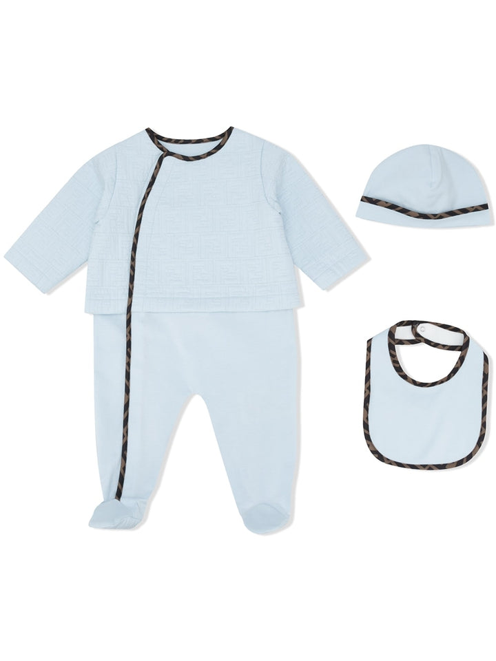 Light blue onesie for newborns