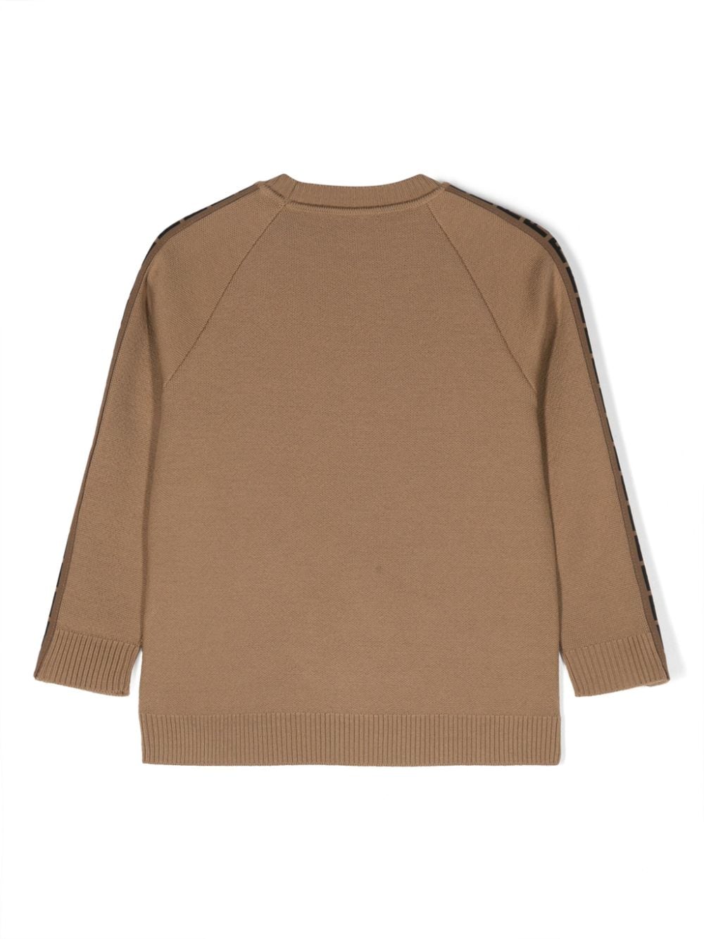Brown wool sweater for children