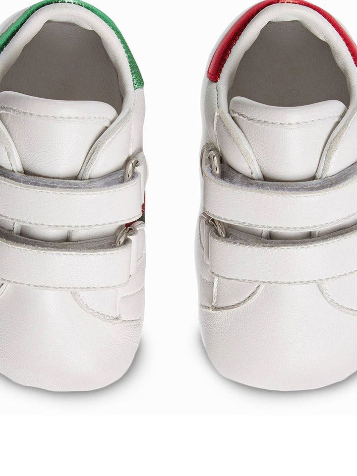Sneakers bianche per neonati