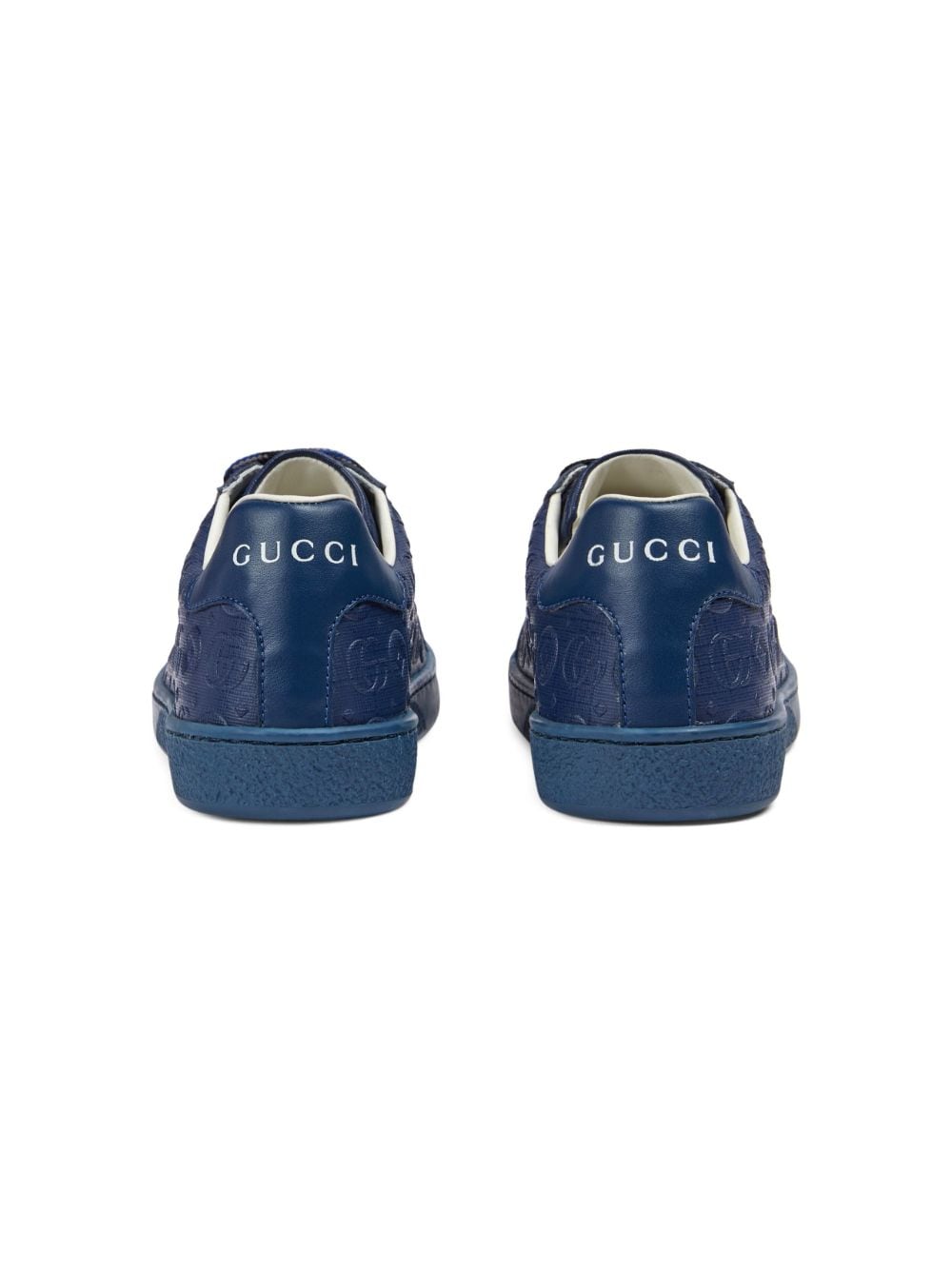 Sneakers blu per bambini con logo