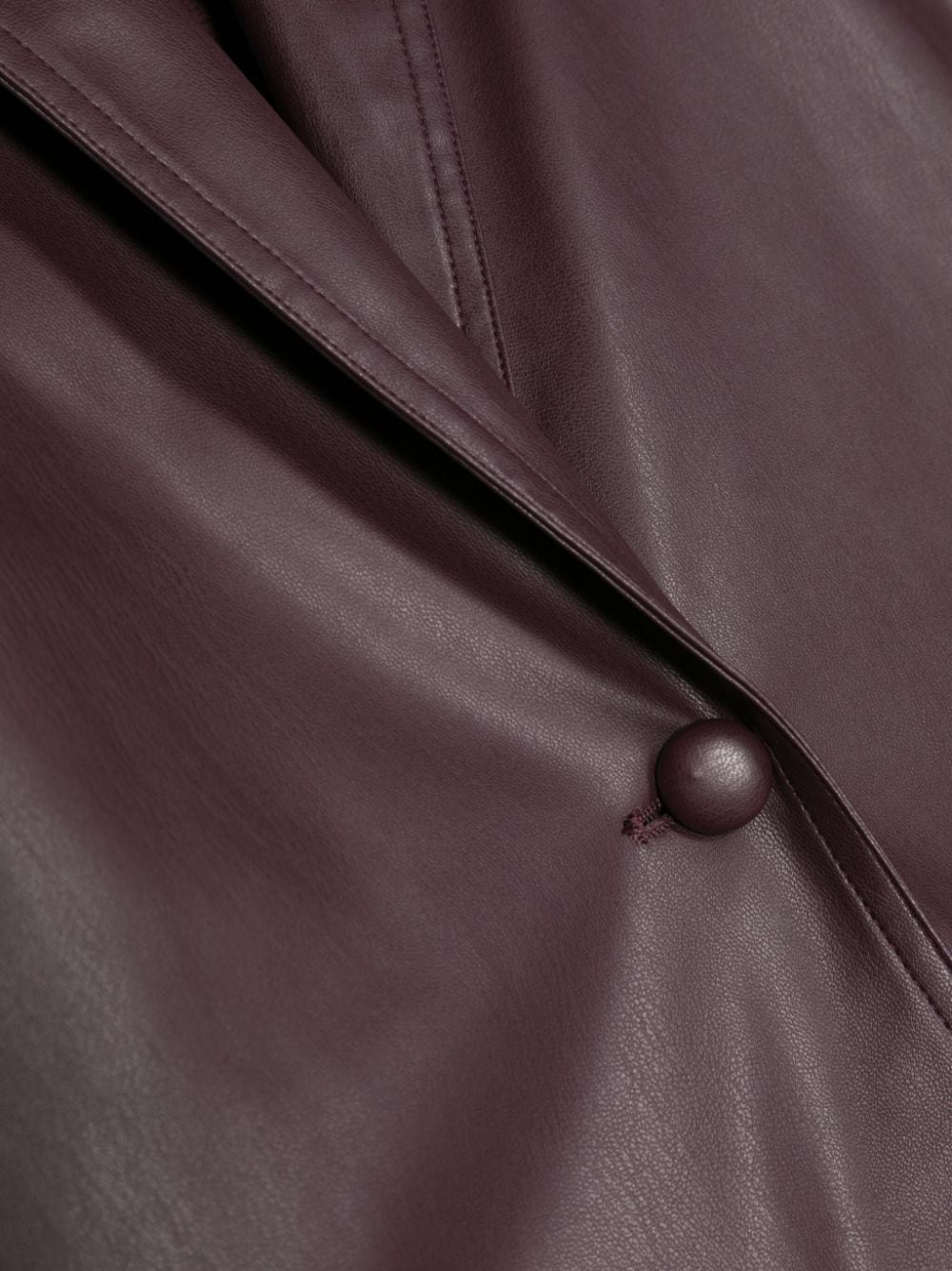 Purple faux leather blazer for girls