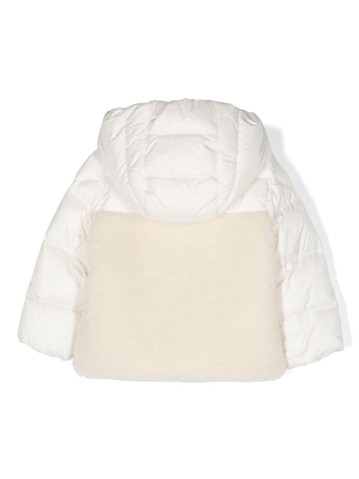 Cream Anim jacket for newborn girls