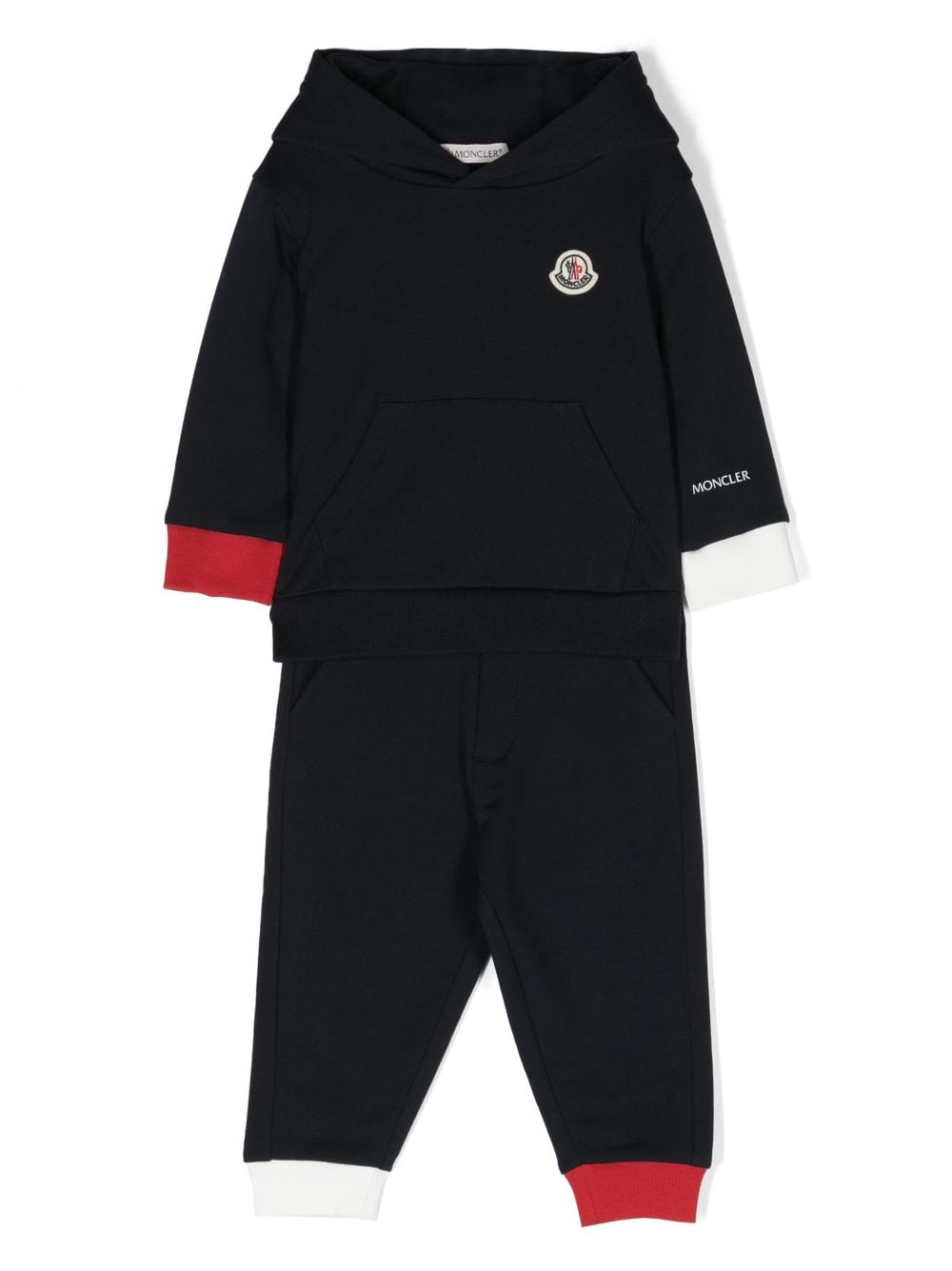 Navy blue sports outfit for newborns