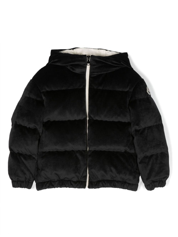 Daos black velvet jacket for girls