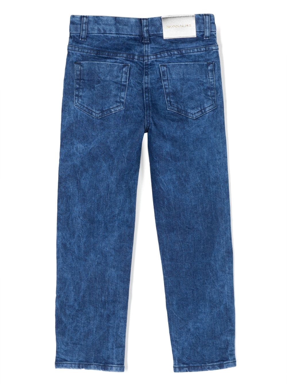 Blue jeans for girls with logo