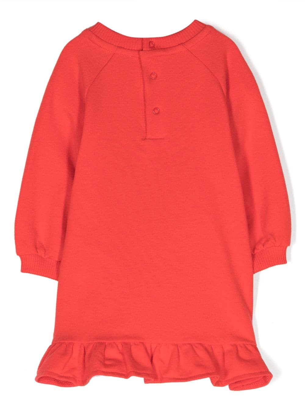 Red dress for baby girls with bear