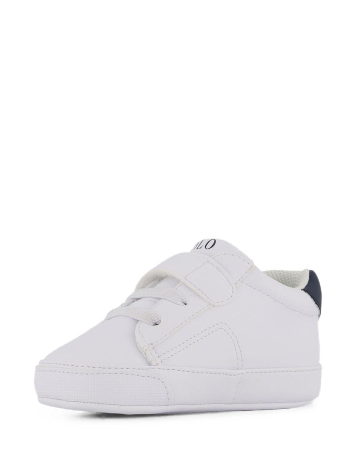 Sneakers bianche/blu per neonato RL100720 THE Ralph Lauren Kids 