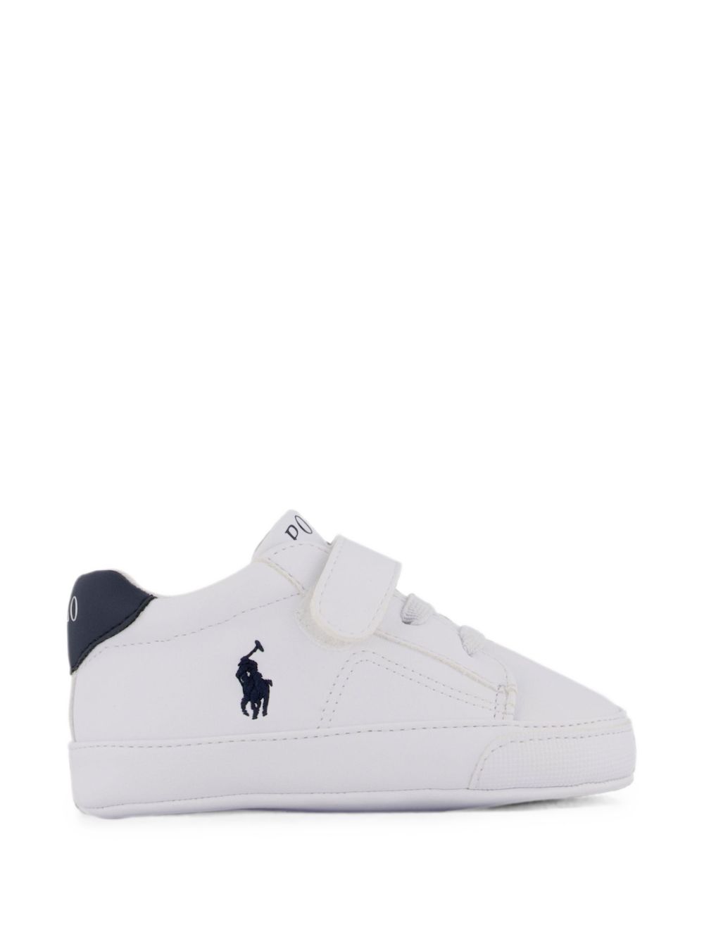 Sneakers bianche/blu per neonato RL100720 THE Ralph Lauren Kids 