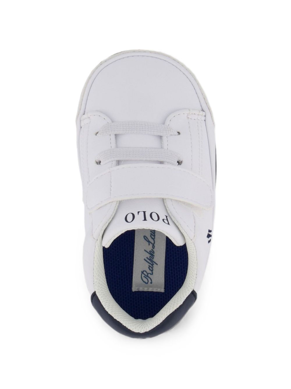 Sneakers bianche/blu per neonato RL100720 THE Ralph Lauren Kids 