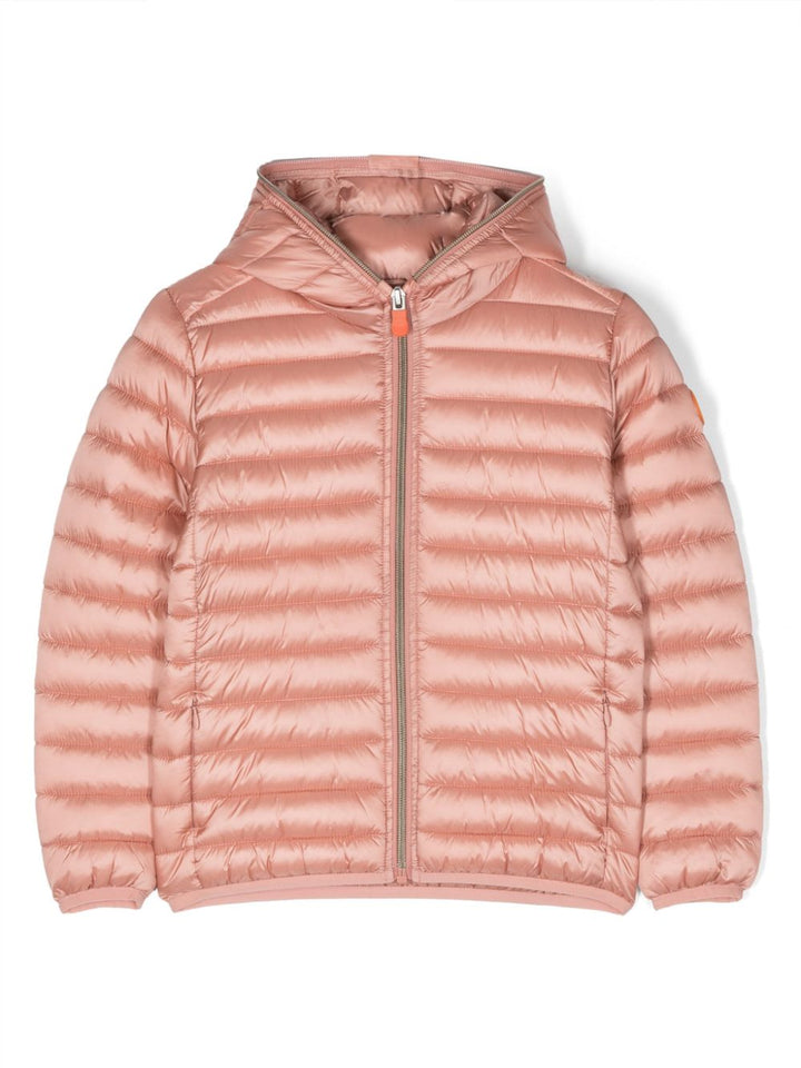 Pink padded jacket for girls