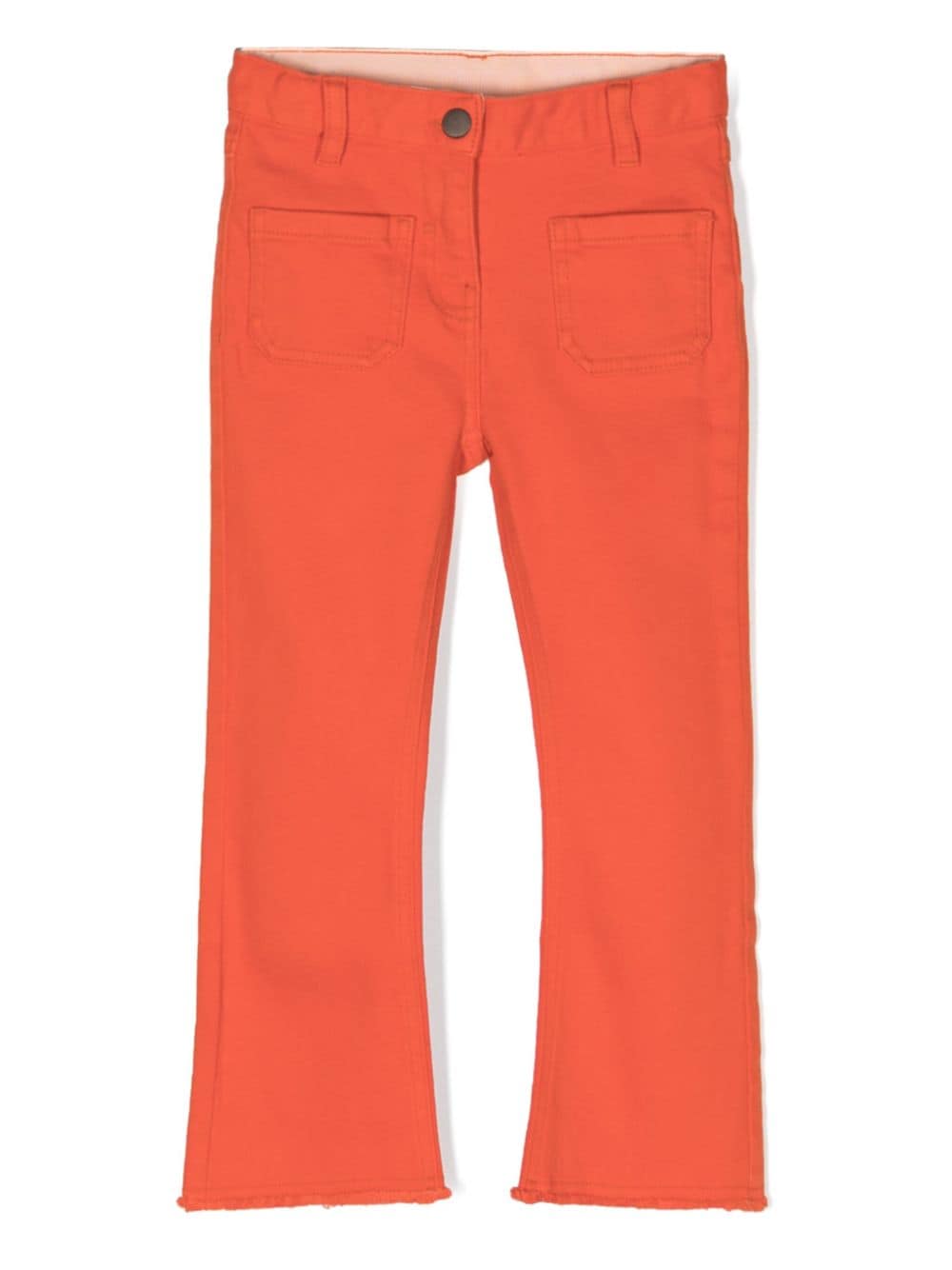 Orange jeans for girls