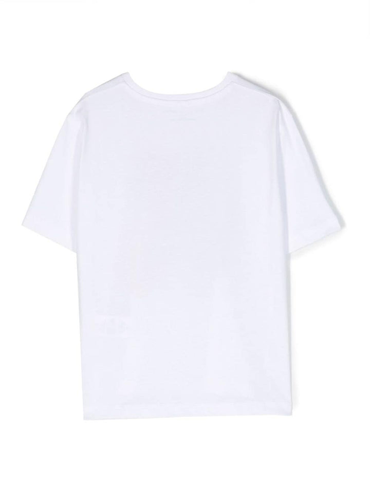 T-shirt bianco per bambini con stampa