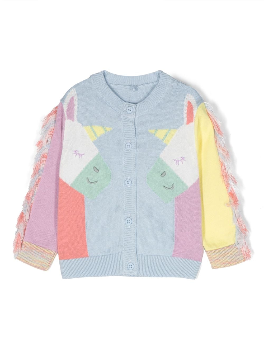 Multicolored cardigan for baby girls