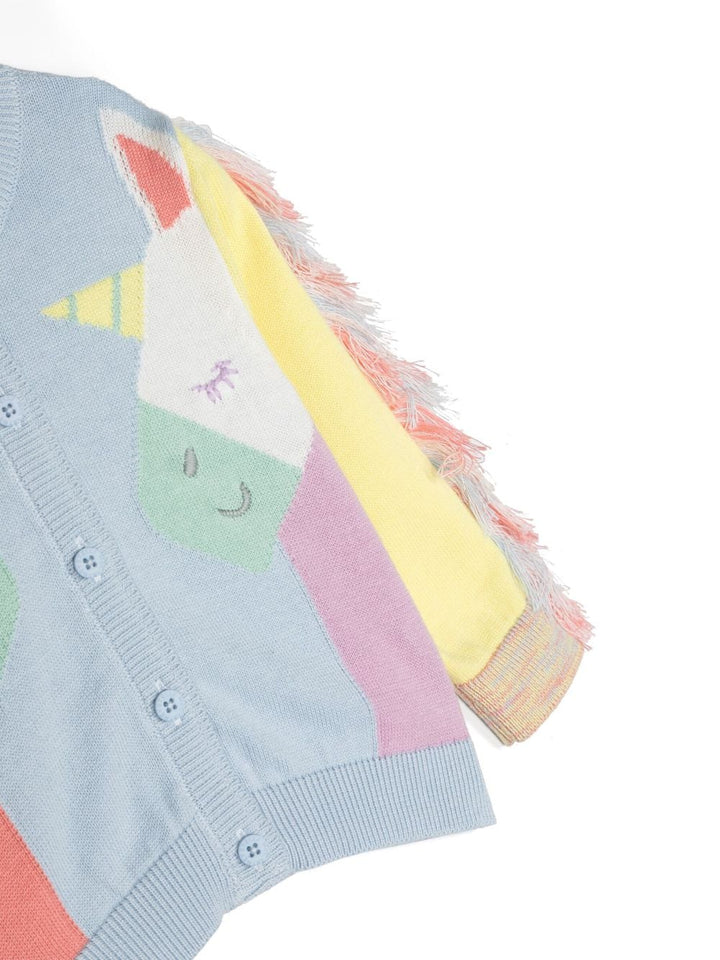 Multicolored cardigan for baby girls