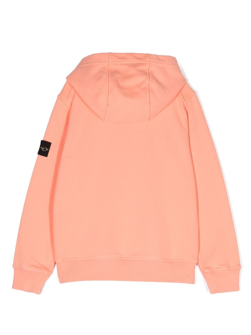 Salmon pink sweatshirt for boys with logo