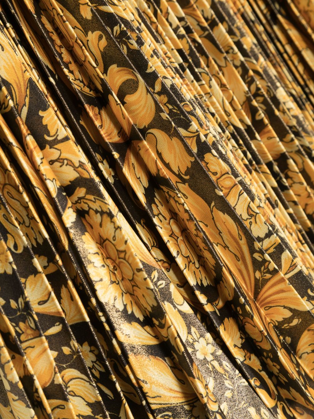 Gonna nera e oro per bambina 10101401A07570 5B000 Versace Kids 