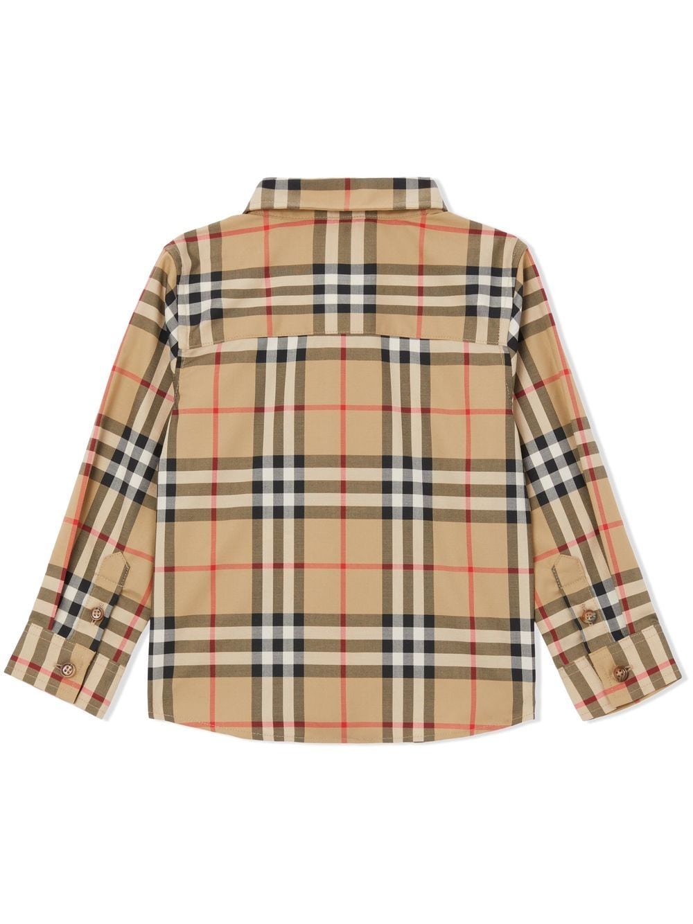 Camicia archive beige per bambino 8059654 A7028 Burberry Kids 