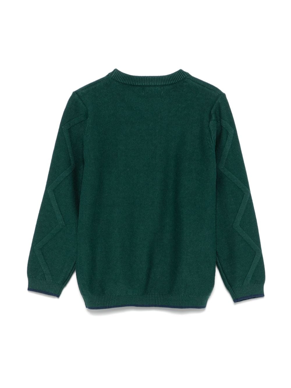 Maglione verde scuro per bambino