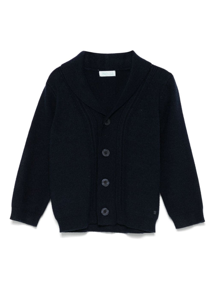 Cardigan blu navy per bambino