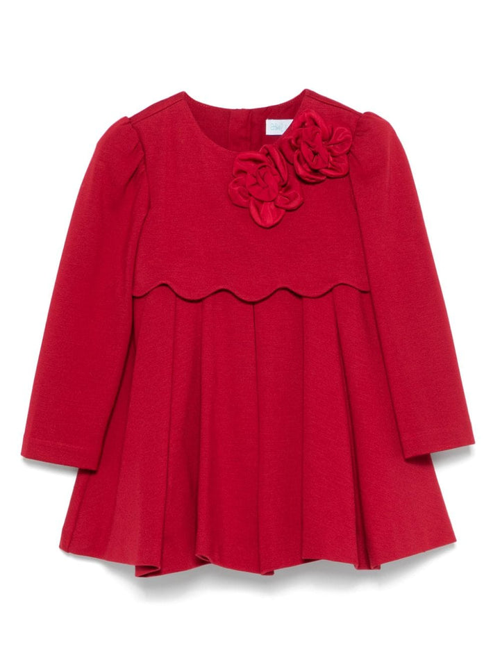 Cardinal red dress for baby girl