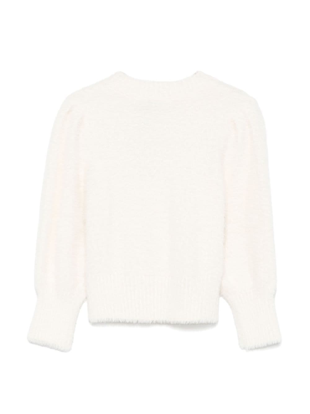 Maglione bianco per bambina