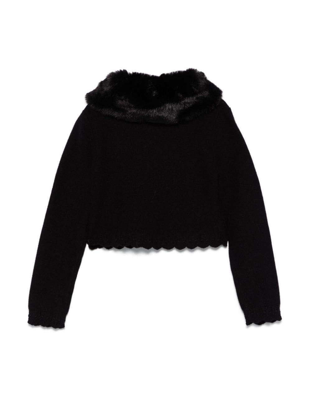 Cardigan nero per bambina