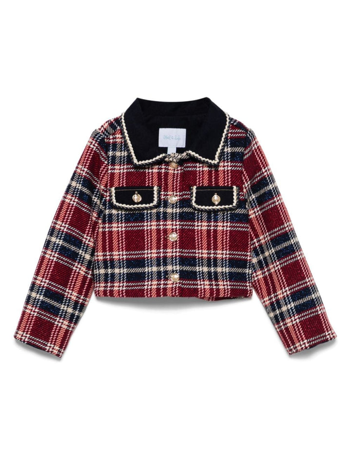 Red/white/blue jacket for girls