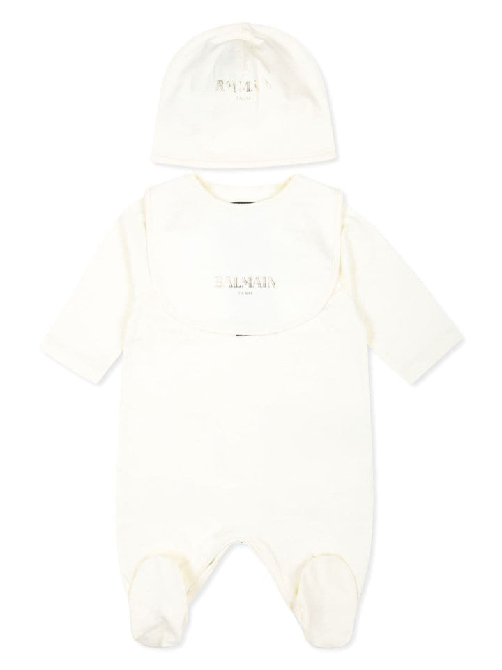 Ivory white baby romper