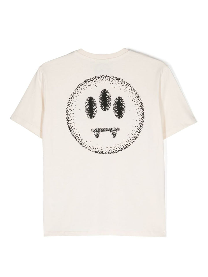 T-shirt per bambino in cotone crema