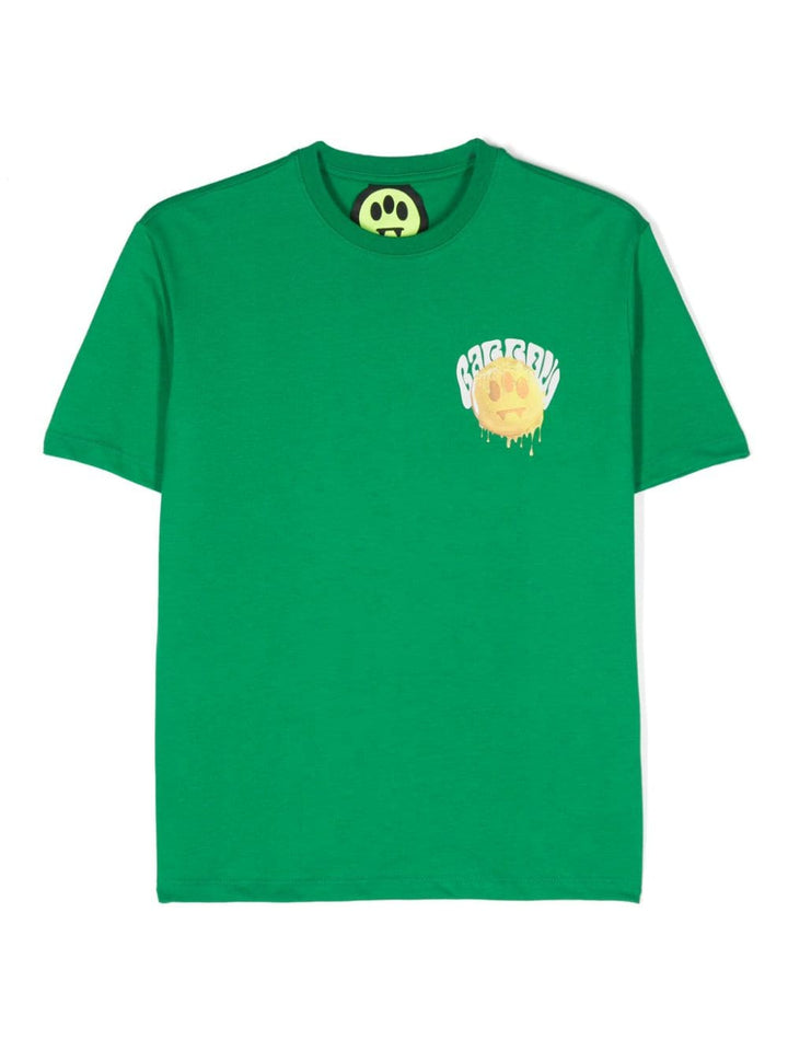 T-shirt per bambino in cotone verde