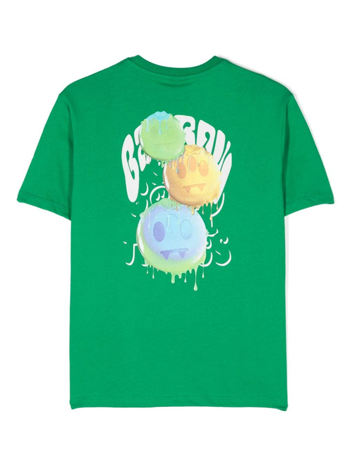 T-shirt per bambino in cotone verde