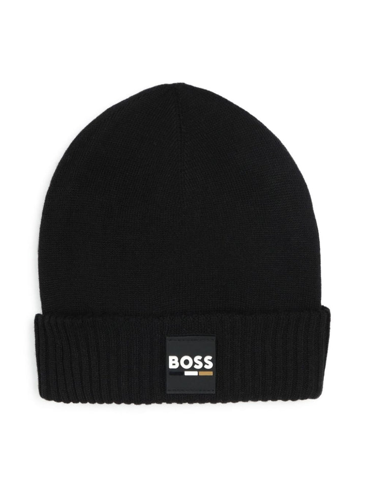 Cappello nero per bambino J51566 09B Boss Kids 