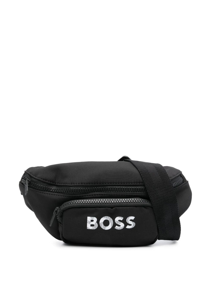 Marsupio nero per bambino J51594 09B Boss Kids 