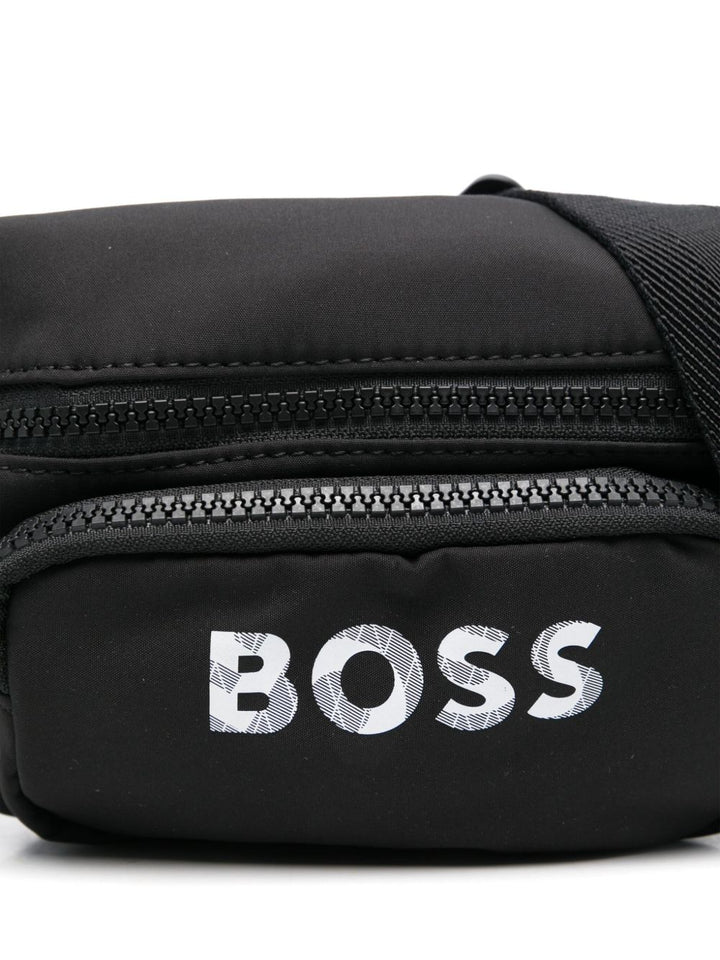 Marsupio nero per bambino J51594 09B Boss Kids 
