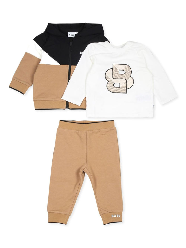 Tricolor baby outfit