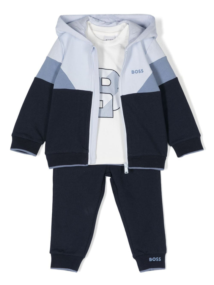 Baby boy set with logo