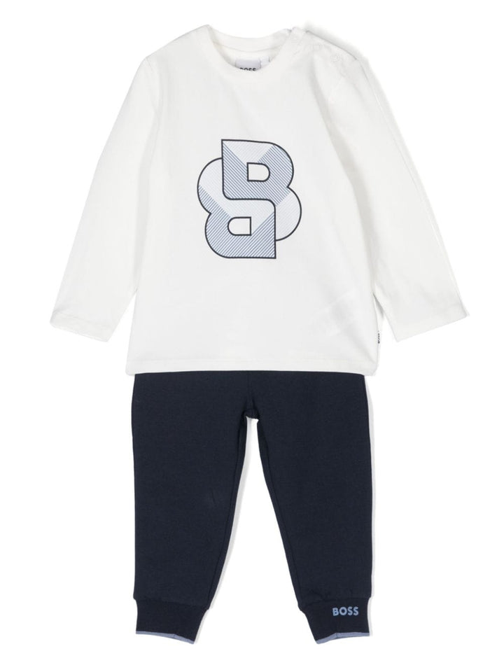 Baby boy set with logo