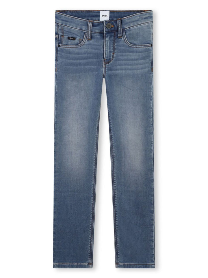 Indigo blue jeans for boys