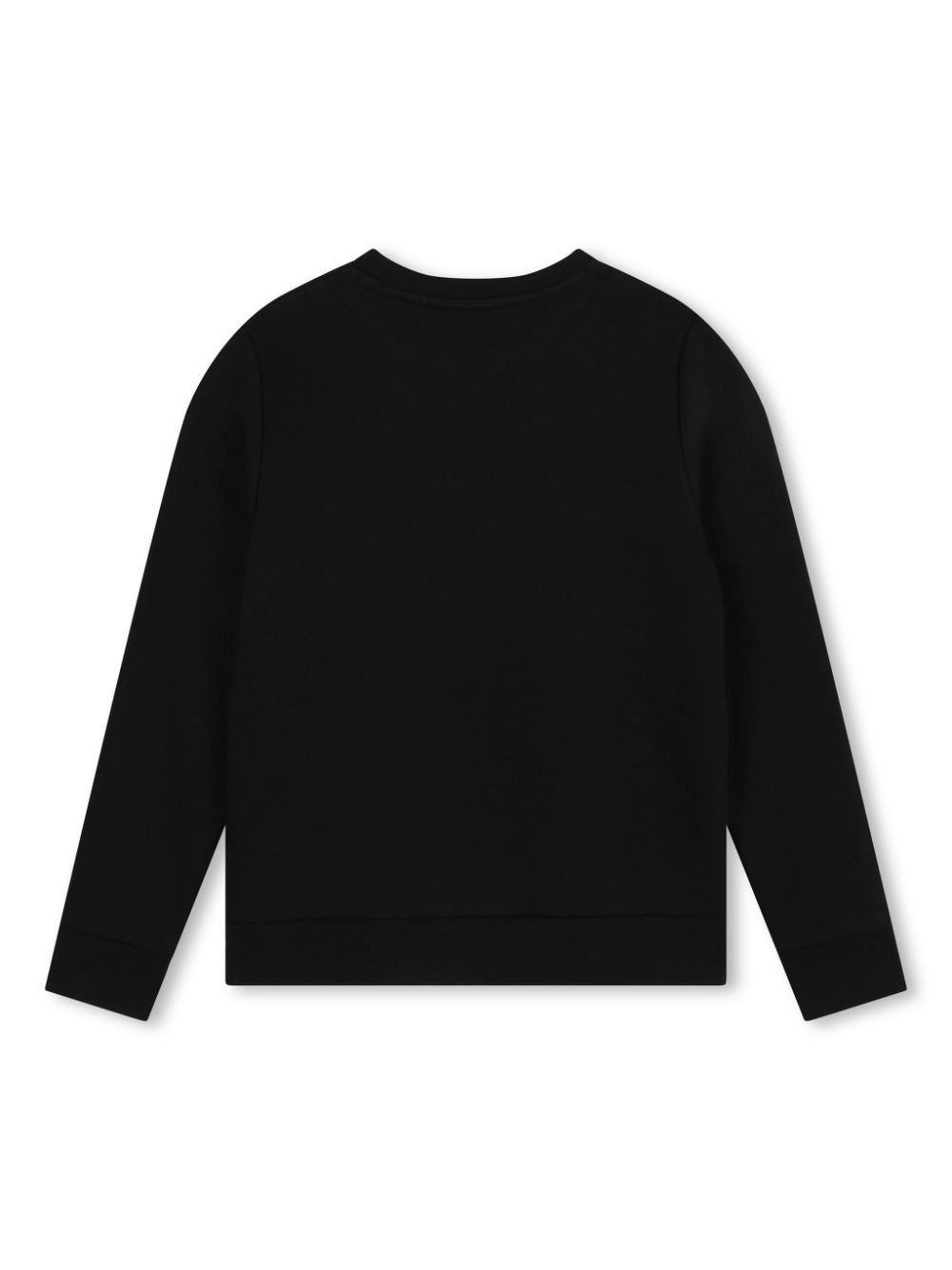 Black sweatshirt for boys with logo