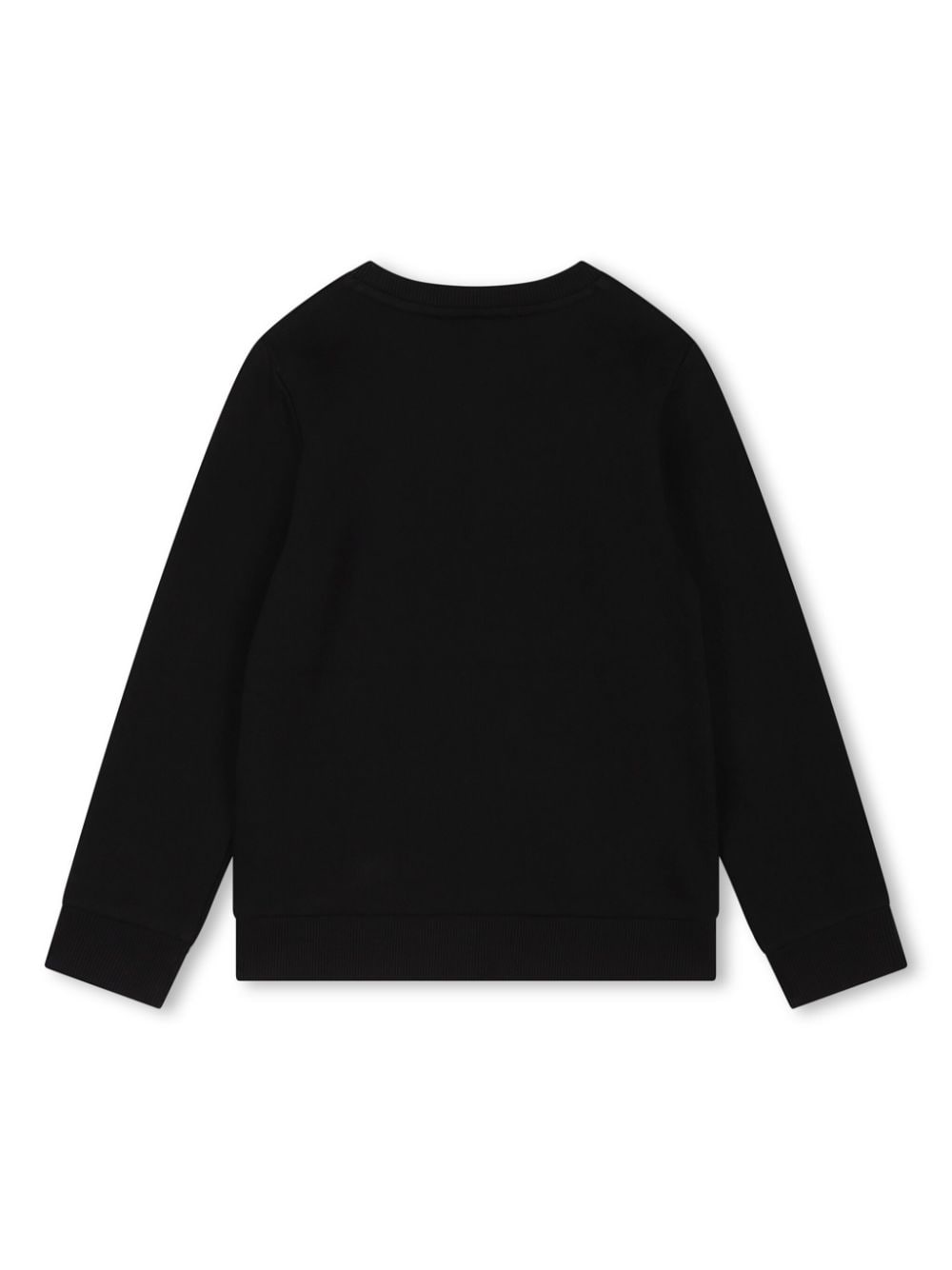 Black sweatshirt for boys with logo