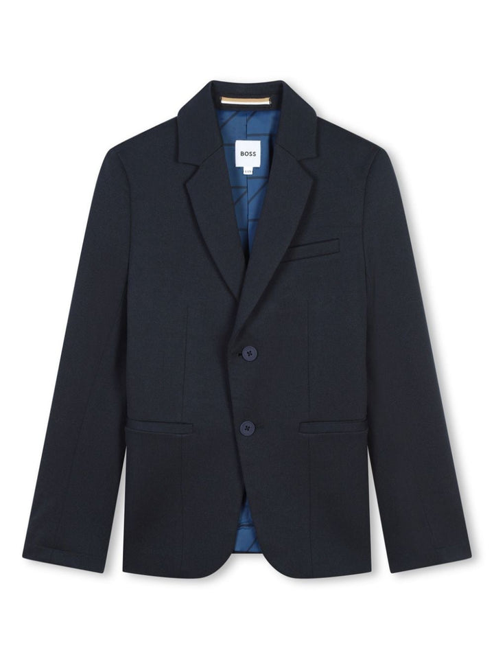 Elegant blue suit for boys