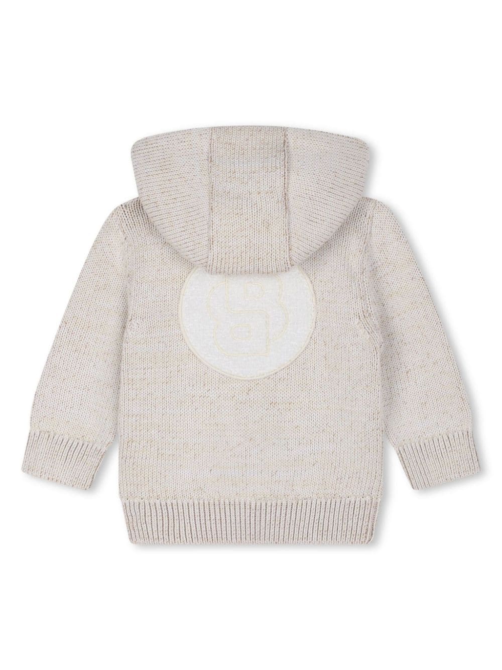 Cardigan beige chiaro per neonato