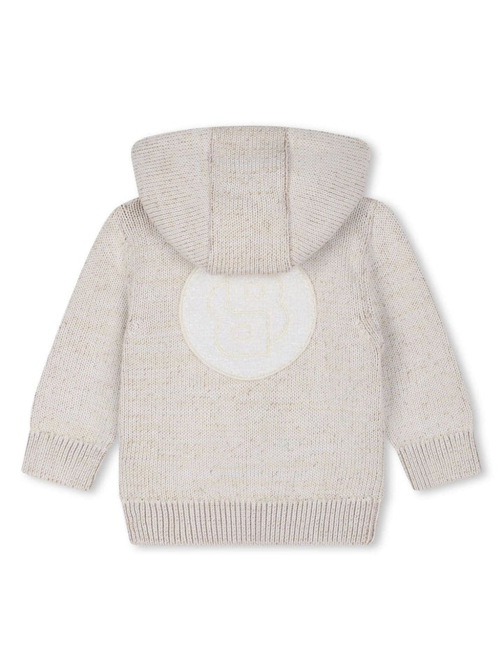 Light beige cardigan for newborn