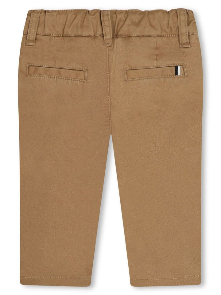 Beige trousers for newborns