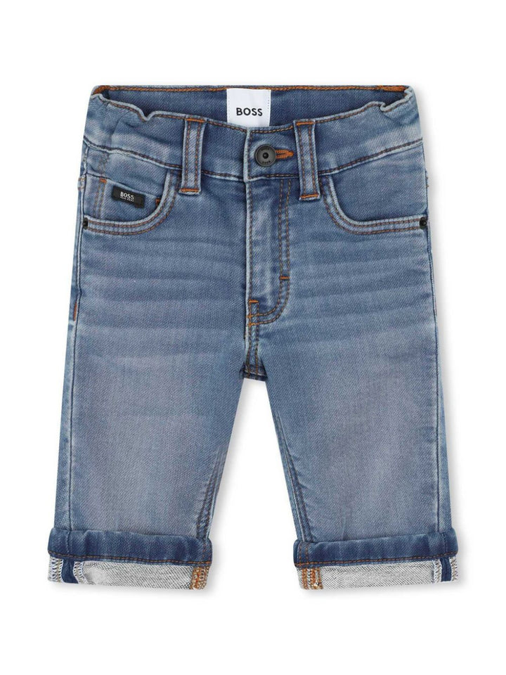 Jeans blu per neonato