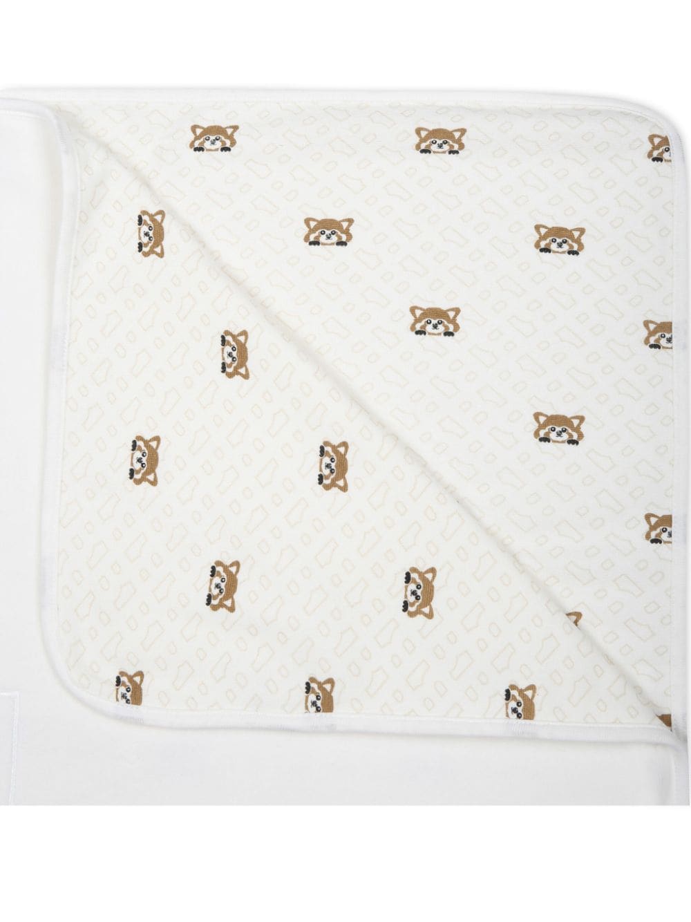 White baby blanket