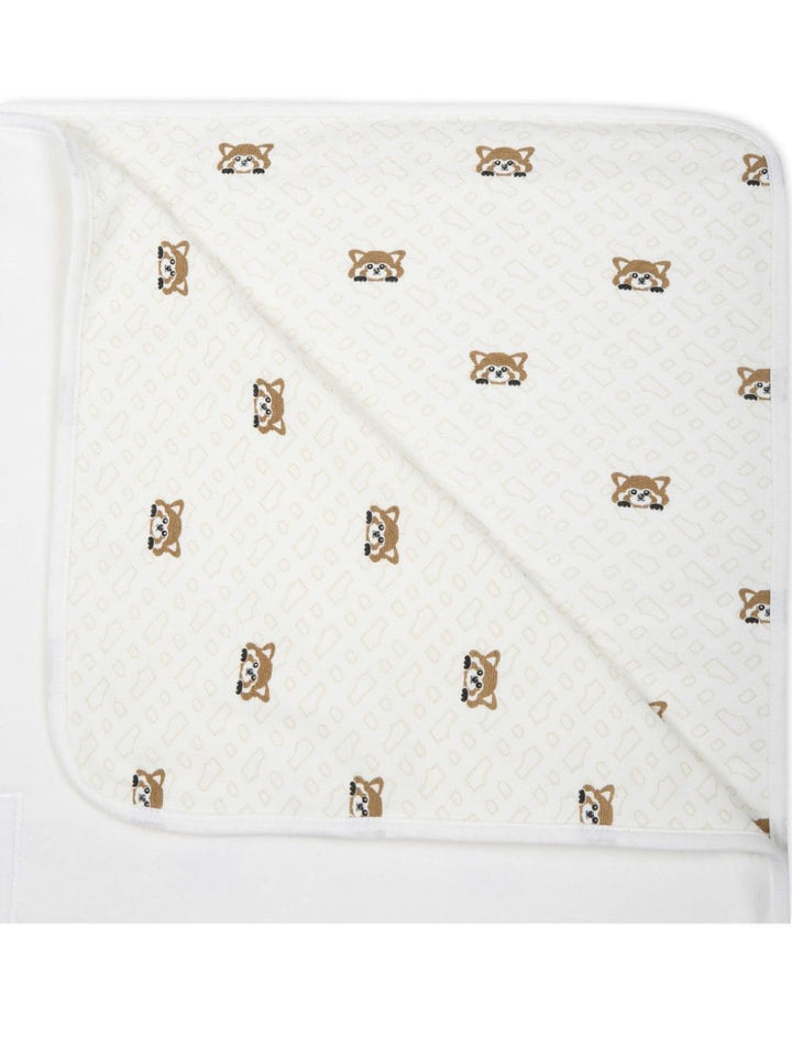 White baby blanket